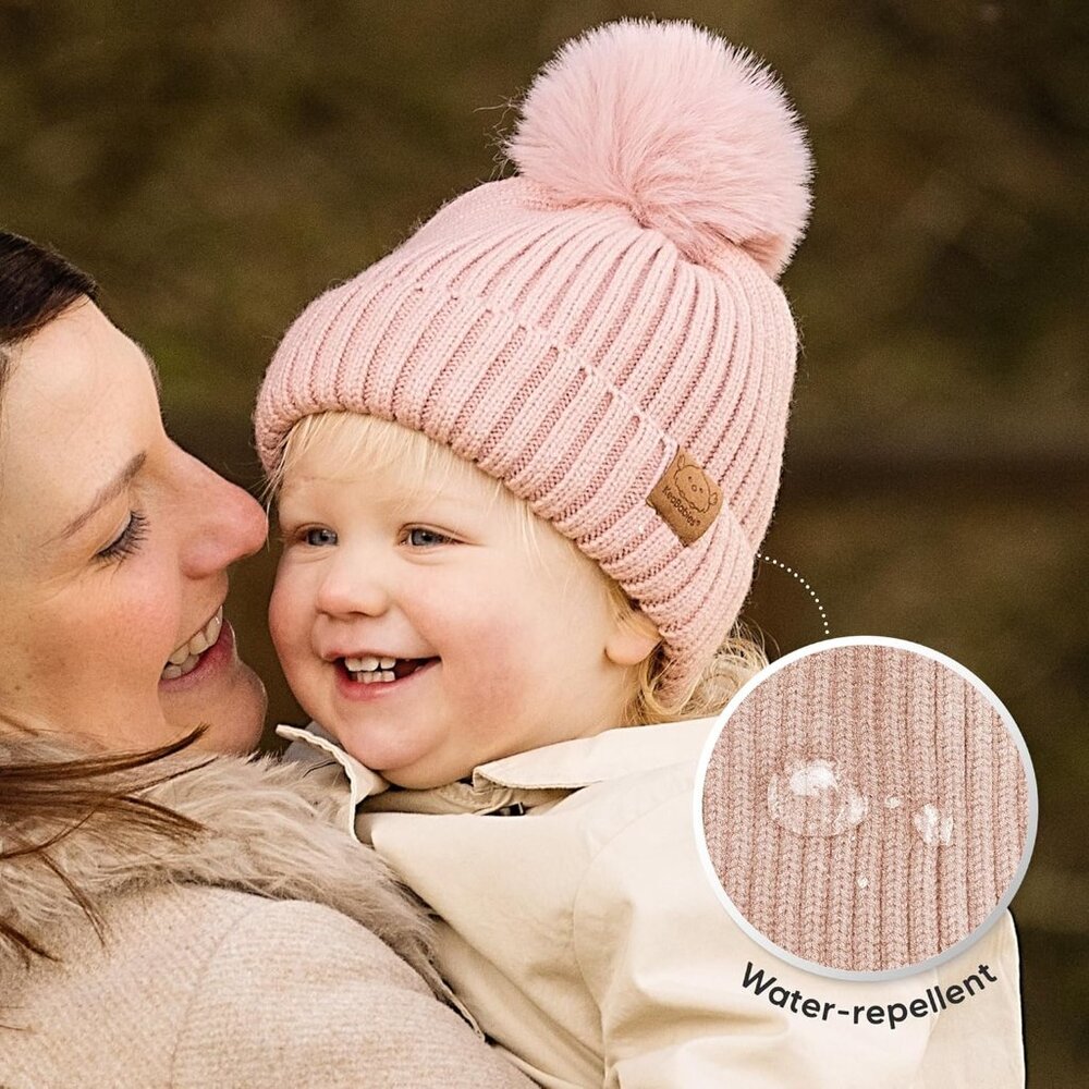 KeaBabies 2-Pack Baby Hats Macaron Toddler, Boys, Girls 6-36 Months (Macaron, M) - Picture 7 of 9
